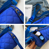 Casual Women's Bucket Bag Waterproof Nylon Shoulder Bag