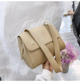 Soft Crossbody Single Strap Shoulder Bag Women Zipper Messenger Bag