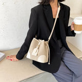 Women's Patchwork Leather Shoulder Bag Crossbody Handbag