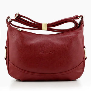 Women's Leather Shoulder Bag Crossbody Satchel Top-Handle Messenger Bag