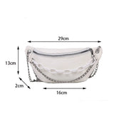 Women's Leather Shoulder Bag Crossbody Chain Purse