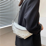 Women's Leather Shoulder Bag Crossbody Chain Purse