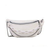Women's Leather Shoulder Bag Crossbody Chain Purse