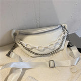 Women's Leather Shoulder Bag Crossbody Chain Purse