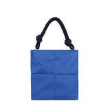 Retro Patchwork Canvas Tote Bag for Women