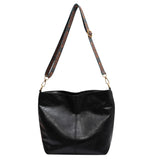 Retro Style Zipper Shoulder Bag, Large Capacity Crossbody Bag