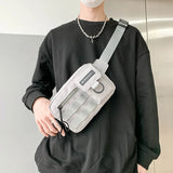 Nylon Waist Packs Multi-function Belt Bag Fanny Pack Travel Storage Chest Bag