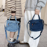 Girls Denim Messenger Bag