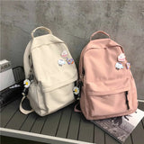 Nylon Women Backpack School Bags For Teenagers Girls Book bag Daypack