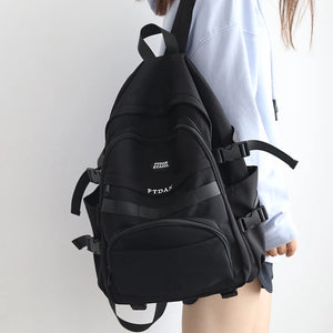 Casual Schoolbag Female Junior Backpack Male Backpack Female Shoulder College St