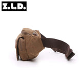 Canvas Men's Waist Bag Outdoor Sports Running Cycling Diagonal Bag