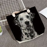 Cat Dog Printed Women's Beach Bag Customizable Side Bags For Women