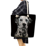 Cat Dog Printed Women's Beach Bag Customizable Side Bags For Women