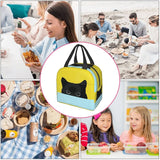 Cat Insulated Lunch Bag Reusable Cooler Thermal Tote Bag for Travel Work