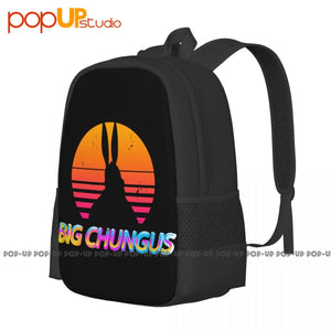 Big Chungus Backpack Large Capacity Bookbag School Sport Bag