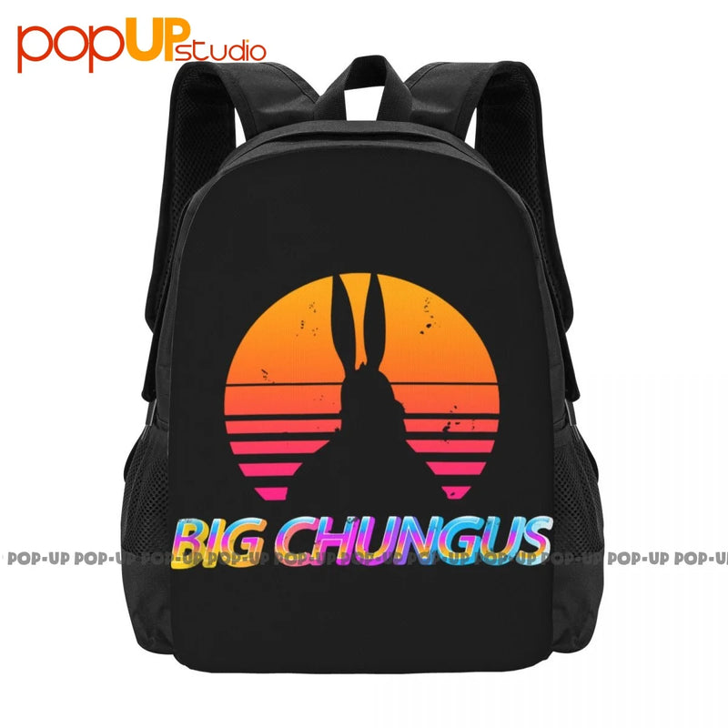 Big Chungus Backpack Large Capacity Bookbag School Sport Bag