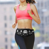 Cat Waist Bag Running Woman Waist Pack Polyester Fanny Bag