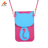Small Cat Women Messenger Bag Crossbody Purse for Girls