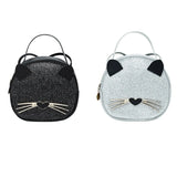 Cat Women Shoulder Bag Handbag Messenger Bags Sequin Mini Crossbody Pack