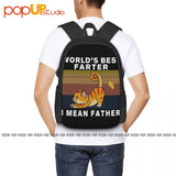 Cat World'S Farter I Mean Father Funny Backpack