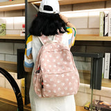 Cat Paw Print School Bags For Teenagers Girls Backpack