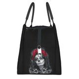 Catrina Calavera Roses Insulated Lunch Bag Waterproof Thermal Cooler