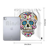 Catrina Sugar Skull Backpack Drawstring Bag