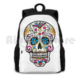 Catrina Sugar Skull Outdoor Hiking Backpack Riding Climbing Sports Bag