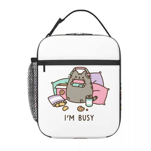 Pusheens Tabby Cat Lunch Box Thermal Insulated Bag