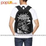 Cattle Decapitation Backpack Large Capacity Bookbag Foldable 3D Printing Bags
