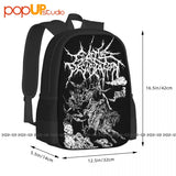 Cattle Decapitation Backpack Large Capacity Bookbag Foldable 3D Printing Bags