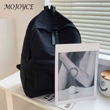 Solid Canvas Backpack for Daily Use