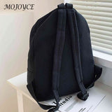 Solid Canvas Backpack for Daily Use