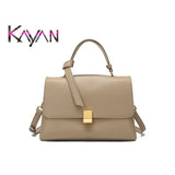 Solid Flap Saddle Bag Large Capacity Women Shoulder Bag