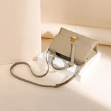 Solid Flap Saddle Bag Large Capacity Women Shoulder Bag