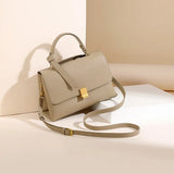 Solid Flap Saddle Bag Large Capacity Women Shoulder Bag