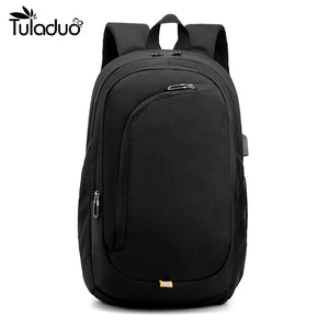 Water Repellent Men Laptop Backpack Schoolbag Boys Travel Mochilas