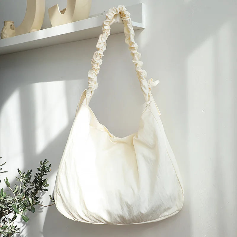 Causal Women's Canvas Bag Large Nylon Shoulder Bag High Shopping Hobo Bag