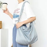 Causal Women's Canvas Bag Large Nylon Shoulder Bag High Shopping Hobo Bag