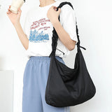 Causal Women's Canvas Bag Large Nylon Shoulder Bag High Shopping Hobo Bag