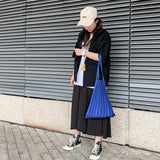 Causal Wrinkle Shoulder Bag Japan and South Korea Large