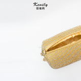 Cavilly Cylinder Bag Creative Armpit Double Chain Bag