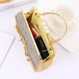 Full Diamond Evening Bag Women's Messenger Bag Party Bridesmaid Handbag