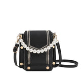 Celebrity Pouch Women's Bag Contrast Texture Phone Bag Shoulder Messenger Bag