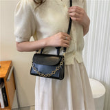 Celebrity Retro Crossbody Bag Small Square Bag