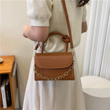 Celebrity Retro Crossbody Bag Small Square Bag