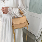 Celebrity Retro Crossbody Bag Small Square Bag