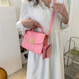 Celebrity Spring Messenger Bag Women's Shoulder Bag Temperament Small Square Bag