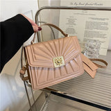 Celebrity Spring Messenger Bag Women's Shoulder Bag Temperament Small Square Bag