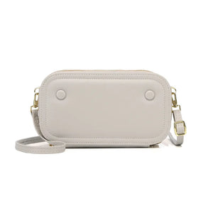 PU Leather Crossbody Bags for Womens Zipper Wallet Mini Shoulder Bag
